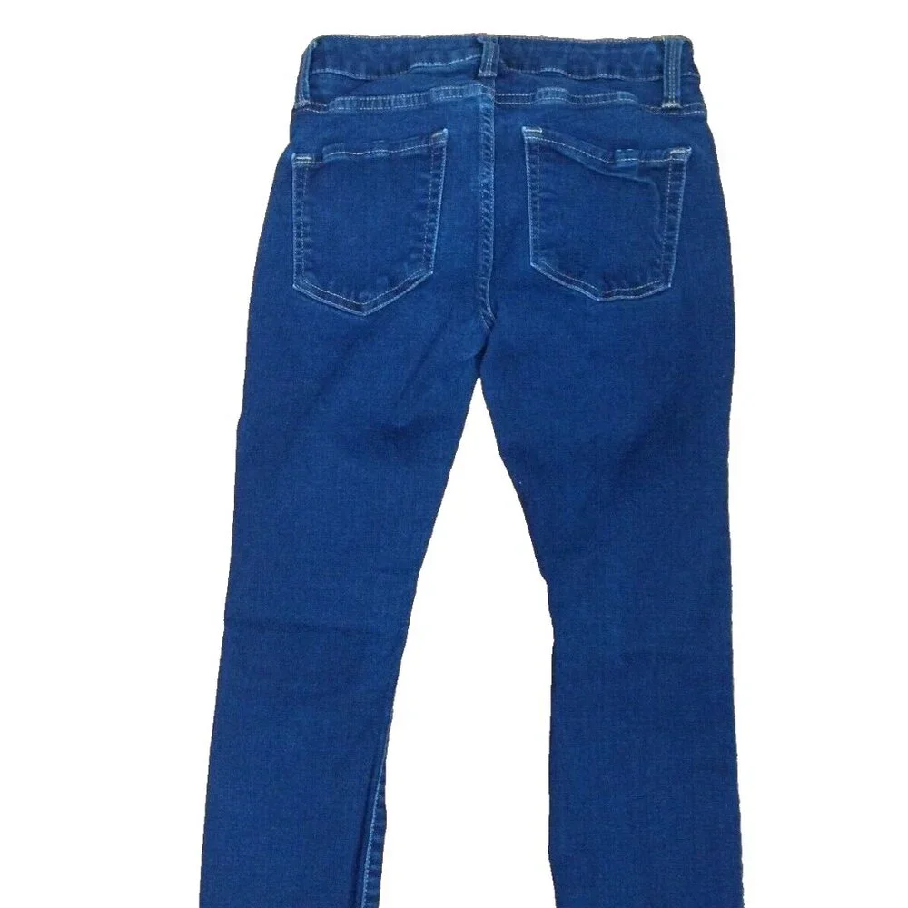 a.n.a A NEW APPROACH LOW RISE SKINNY JEANS WOMEN 2P PETITE DARK STRETCH DENIM